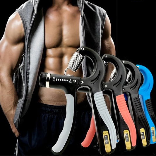 💪🔥 Entrenador de Fuerza de Agarre Ajustable con Contador Integrado ✨ 📊 Controla tu progreso | ⚙️ Resistencia regulable | 🖐️ Mejora fuerza y potencia de la mano | 🚀 Compacto y eficaz