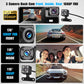 🚗🎥 ¡50% DE DESCUENTO! Dash Cam 3 Cámaras 1080P HD – Frontal + Interior + Trasera con Reversa 🔥