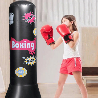 🥊🎈 Saco de Boxeo Inflable para Niños – Diversión Activa y Ejercicio en Casa 🏠💥