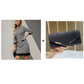 👗✨ Vestido Midi Ajustado para Mujer con Cuello Redondo y Estampado Pata de Gallo 💃 Elegante y Moderno | 🖤 Estilo Clásico que Realza la Figura | 🌟 Ideal para Oficina y Eventos Casual-Chic