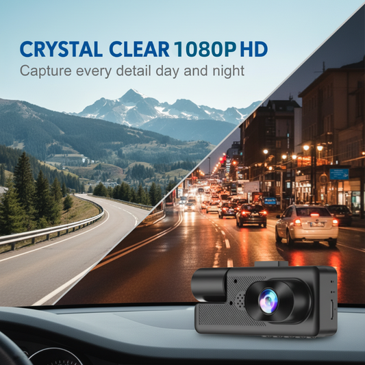 ⏰🔥 ¡50% DE DESCUENTO POR TIEMPO LIMITADO! 🚗📸 Sistema de 3 Cámaras para Auto – Cobertura Total 120° y Grabación Fácil sin Sacar la Tarjeta 🛡️✨