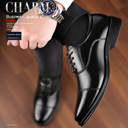 👞✨ Zapatos Formales de Cuero para Hombre – Estilo Ejecutivo, Elegancia y Comodidad para Negocios y Eventos 💼🌟
