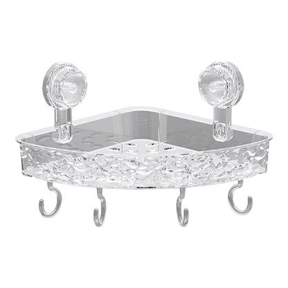 🚿✨ Soporte de Ducha de Pared con Ventosa y Ganchos – Práctico y Resistente para Organizar tu Espacio en el Baño 💧🛁