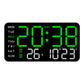🕒 Reloj Digital Pared: LED Grande + Fechas + Termómetro📅 Fechas Claras + Termómetro: Reloj para Mayores – 99 % Satisfacción! 🌡️