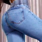 👖✨ Vaqueros Acampanados de Cintura Alta y Estirables – ¡Comodidad y Estilo para Tu Día a Día! 💃🌟
