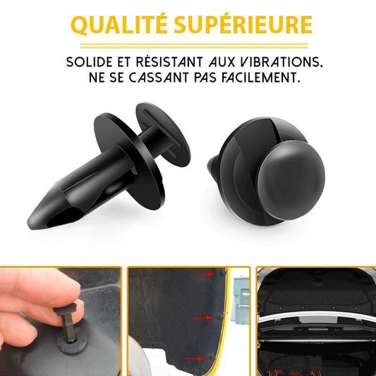 🔥🚗 Kit de 160 Remaches Plásticos para Carrocería de Auto 🛠️✨ Perfecto para reparaciones y proyectos de mantenimiento del coche 💖🔧