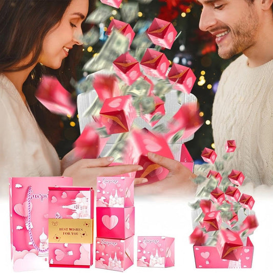🎁✨ Set de Caja de Regalo Sorpresa que Rebota 🎉 ¡Haz tus regalos aún más emocionantes y divertidos! 💥🎊