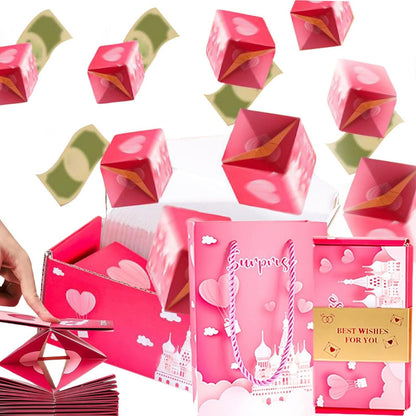 🎁✨ Set de Caja de Regalo Sorpresa que Rebota 🎉 ¡Haz tus regalos aún más emocionantes y divertidos! 💥🎊
