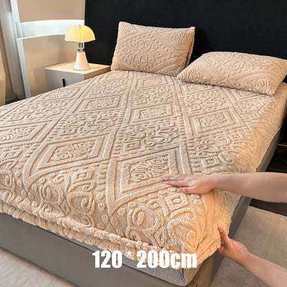 🛏️✨ Sábana Bajera Ajustable de Punto de Felpa Elástica 360° – Suave, Ajuste Perfecto y Siempre en Su Lugar 🌙💤