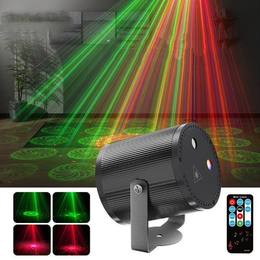 🎉✨ Luz Láser para Fiestas DJ con 7 Modos de Iluminación – Control Remoto para Crear el Ambiente Perfecto en Cada Fiesta 🎶🌈