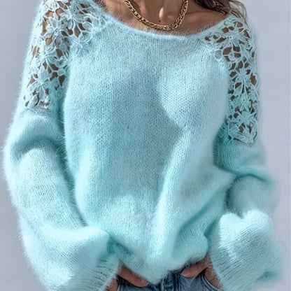 🧶✨ Cárdigan Femenino de Crochet con Puños de Encaje – Elegancia y Sofisticación para Cada Estilo 🥂🌸
