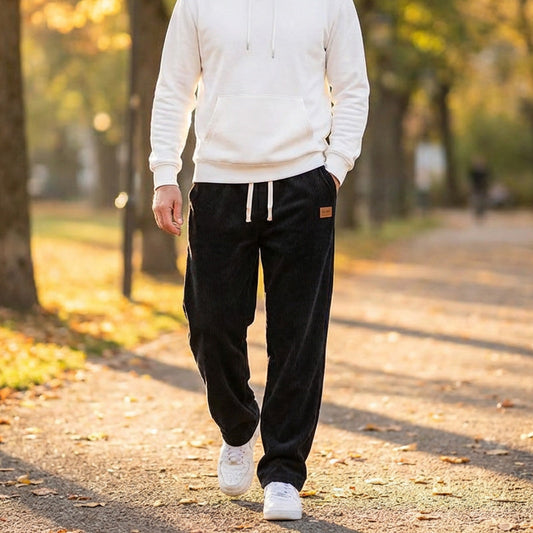 👖✨ Pantalones Casuales de Pierna Recta de Pana para Hombre – Comodidad, Estilo y Versatilidad para el Día a Día 💼🌟