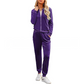 🔥👟 Conjunto de Estar por Casa para Mujer con Sudadera con Capucha y Pantalones Deportivos de Cremallera Completa – Máxima Comodidad y Estilo Casual para tu Día a Día ✨💖