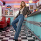 👖 Vaqueros de Pierna Ancha con Pedrería para Mujer – Estilo Único y Elegante para Cada Ocasión ✨💎