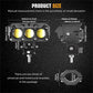 🏍️Faro LED para Moto y Scooter | 3 Lentes, Bicolor, IP67 Impermeable, 4500LM ✅