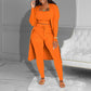 ✨ Conjunto de 3 Piezas de Punto Canelado para Mujer – Top Corto, Cardigan Largo y Pantalones Elásticos🧥🌟