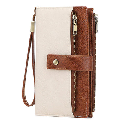 👛 Cartera Triple con Bloqueo RFID – Estilo Retro y Seguridad para tu Día a Día 💼✨