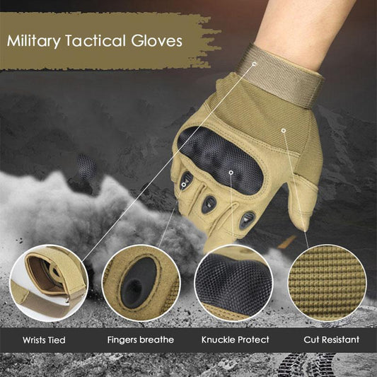 🪖 Guantes Tácticos Militares – Antideslizantes, Resistentes a Cortes y Compatibles con Pantallas Táctiles ⚔️✨