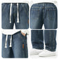 👖 Vaqueros de Verano para Hombre – Corte Delgado, Recto y Ancho, Estilo High Street Americano ✨🌞
