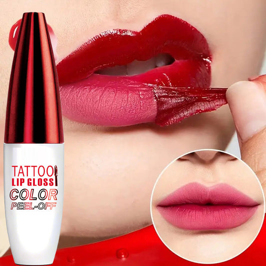 💋 50% DE DESCUENTO – Brillo labial removible resistente al agua | Larga duración, pigmentación intensa y cómodo de usar