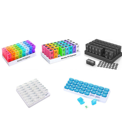 💊 Organizador Portátil de Pastillas para 31 Días – Práctico y Compacto para tu Rutina Diaria ✨🗓️