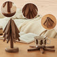 💖Venta limitada 50% de descuento💖Posavasos aislantes Posavasos de madera maciza con forma de árbol de Navidad
