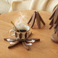 💖Venta limitada 50% de descuento💖Posavasos aislantes Posavasos de madera maciza con forma de árbol de Navidad