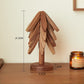 💖Venta limitada 50% de descuento💖Posavasos aislantes Posavasos de madera maciza con forma de árbol de Navidad