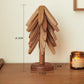 💖Venta limitada 50% de descuento💖Posavasos aislantes Posavasos de madera maciza con forma de árbol de Navidad