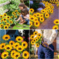 ☀️ Luces Solares Impermeables de Girasol – Pétalos Realistas, IP65 y Resplandor Automático de 8–12 Horas 🌻✨