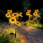 ☀️ Luces Solares Impermeables de Girasol – Pétalos Realistas, IP65 y Resplandor Automático de 8–12 Horas 🌻✨