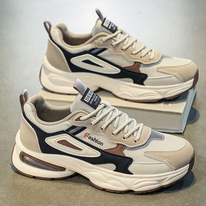 👟 Zapatillas Deportivas con Plataforma Gruesa para Hombre – Malla Transpirable para Comodidad y Estilo Todo el Día ✨🔥