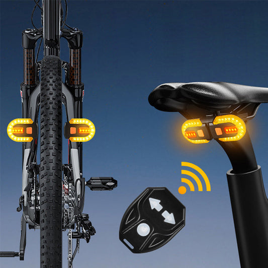 🚲 Luz de Giro Inalámbrica para Bicicleta con Control Remoto – Señalización Segura y Fácil de Usar 🔄✨