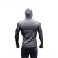 💪 Sudadera con Capucha de Manga Larga para Hombre – Tejido Elástico, Ideal para Fitness y Entrenamiento ✨👕