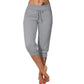 👖 Pantalones Deportivos Cortos para Mujer – Cintura con Cordón, Cómodos y Perfectos para Estar en Casa ✨🏠