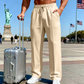 👖 ¡OFERTA POR TIEMPO LIMITADO 50% DE DESCUENTO! 🌀 Pantalones de Cintura Elástica para Hombres con Pierna Recta – Tejido Transpirable, Bolsillos Laterales, 9 Colores y Ajuste Personalizado ✨