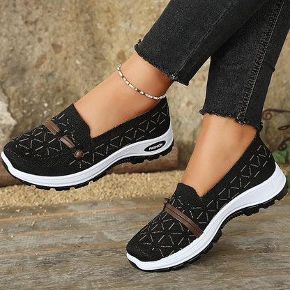 👟 Mocasines Planos de Punto para Mujer – Transpirables, Cómodos y Elegantes ✨💖