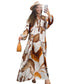 ⏰ ¡Oferta Limitada 50% OFF! 👗 Vestido Largo Floral con Cuello en V para Mujer – Comodidad como una Nube y Estilo Elegante 🌸💃