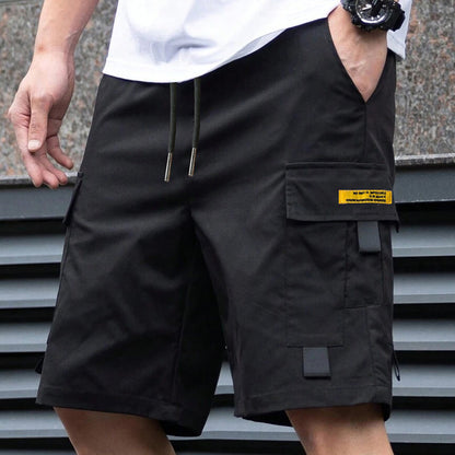 ⏰ ¡Oferta Limitada 50% OFF! 👖 Pantalones Cortos Cargo Informales para Hombre – Cintura Ajustable con Cordón, Cómodos y Perfectos para el Verano 🌞✨