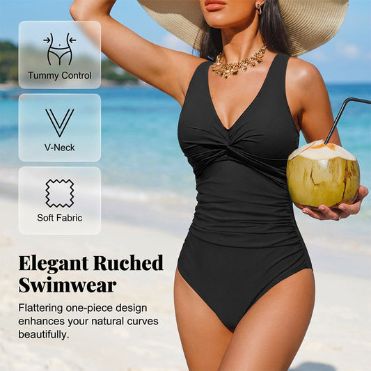 👙✨ ¡OFERTA 50% OFF! Bañador de Una Pieza Modelador – Elegancia y Comodidad en la Playa