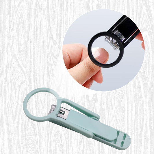 ✂️✨ ¡OFERTA 50% OFF! Cortaúñas con Lupa de Aumento y Depósito Anti-Salpicaduras – Corte Preciso, Limpio y Fácil en Casa o Viaje 💅