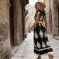 ⏰ ¡Oferta Limitada 50% OFF! 👗 Vestido Maxi Fluido con Estampado Barroco y Escote en V para Mujer – Elegancia y Comodidad Todo el Día 🏖️✨