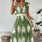 ⏰ ¡Oferta Limitada 50% OFF! 👗 Vestido Maxi Fluido con Estampado Barroco y Escote en V para Mujer – Elegancia y Comodidad Todo el Día 🏖️✨