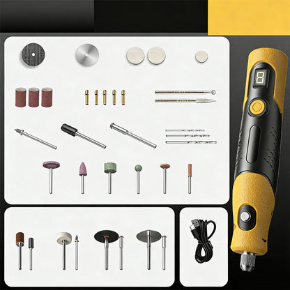 ⏰ ¡Oferta Limitada 50% OFF! 🔧 Kit Versátil de Amoladora Eléctrica Portátil – Potente, Precisa y Fácil de Usar ⚡✨