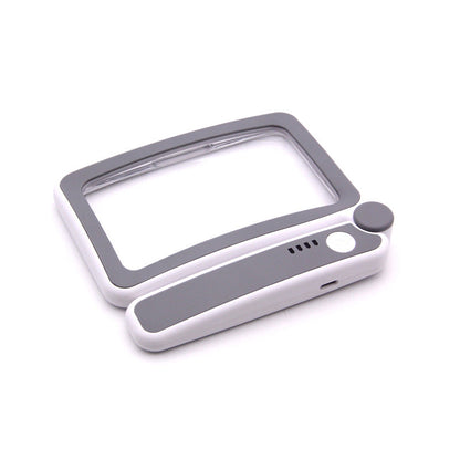 ⏰🔥 ¡50% DE DESCUENTO POR TIEMPO LIMITADO! 🔍✨ Lupa de Lectura LED – 4x de Aumento, Plegable y Perfecta para Personas con Vista Débil 👵💖