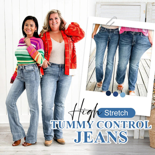 Vaqueros con control de barriga y gran elasticidad