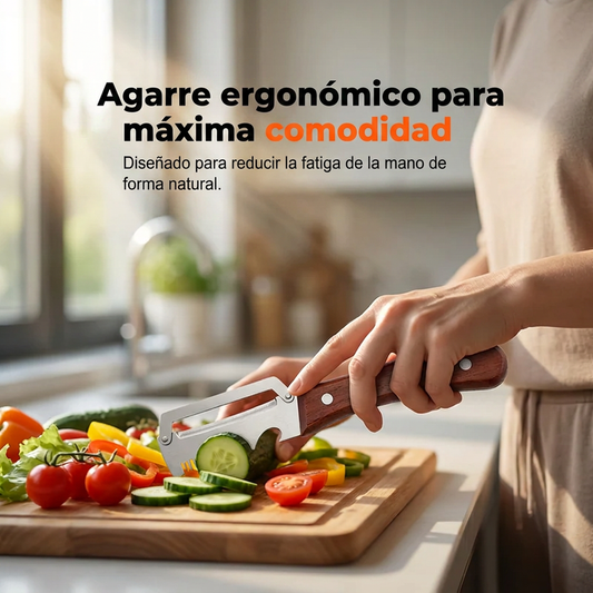 ⏰🔥 ¡50% DE DESCUENTO POR TIEMPO LIMITADO! 🥬 Cortador 3 en 1 – Rebanador, Pelador y Triturador de Verduras Fácil y Rápido ✨🍴