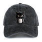 ⏰🔥 ¡50% DE DESCUENTO POR TIEMPO LIMITADO! 🧢 Gorra Vintage con Gato Negro – Estilo Único y Encantador para Cada Día ✨🐱