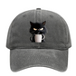⏰🔥 ¡50% DE DESCUENTO POR TIEMPO LIMITADO! 🧢 Gorra Vintage con Gato Negro – Estilo Único y Encantador para Cada Día ✨🐱