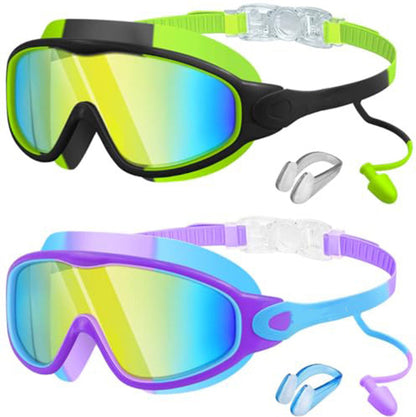⏰🔥 ¡50% DE DESCUENTO POR TIEMPO LIMITADO! 🏊‍♀️💧 Gafas de Natación Antivaho – Visión Clara y Comodidad Total ✨👓